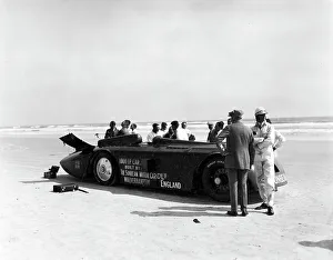 Slug Prints: Sunbeam 1000hp World Land speed record attempt at Daytona 1927