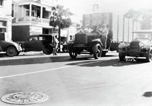 Record Breaker Prints: Sunbeam 1000hp World Land speed record attempt at Daytona 1927