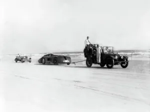 Record Breaker Prints: Sunbeam 1000hp World Land speed record attempt at Daytona 1927