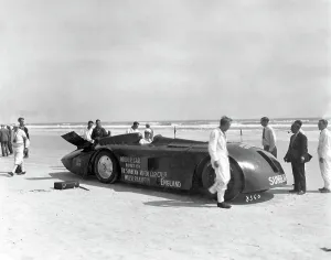 Record Breaker Prints: Sunbeam 1000hp World Land speed record attempt at Daytona 1927