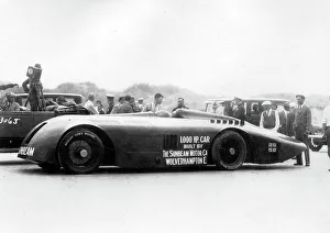 Record Breaker Prints: Sunbeam 1000hp World Land speed record attempt at Daytona 1927