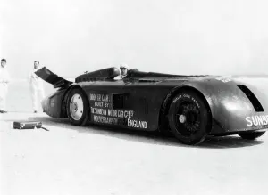 Sunbeam Prints: Sunbeam 1000hp World Land speed record attempt at Daytona 1927