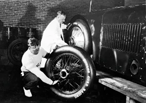 Sunbeam Prints: Sunbeam 1000hp World Land speed record attempt at Daytona 1927
