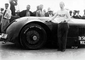 Sunbeam Prints: Sunbeam 1000hp World Land speed record attempt at Daytona 1927