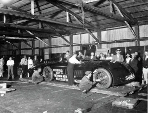 Sunbeam Prints: Sunbeam 1000hp World Land speed record attempt at Daytona 1927