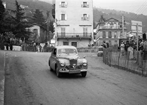 Sunbeam Talbot 90, Stirling Moss, 1954 Monte Carlo rally. Creator: Unknown