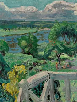 Blooming Prints: Sunburn (The terrace of 'Ma roulotte' in Vernonnet)