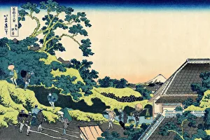 Sundai in Edo (from a Series 36 Views of Mount Fuji), 1830-1833. Artist: Hokusai
