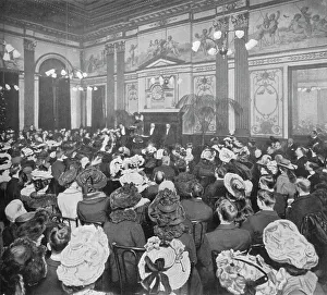 Debate Prints: A Sunday evening debate at the Old Playgoers Club, London, c1903 (1903)