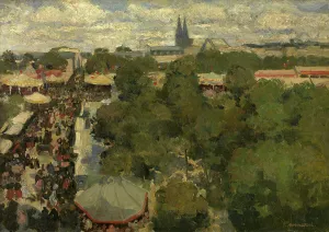 Marquee Prints: Sunday Fair at Les Invalides, 1897. Creator: Henri Evenepoel
