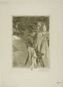 Sunday Prints: Sunday Morning, 1892/94. Creator: Anders Leonard Zorn