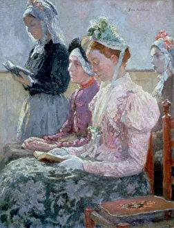 Modest Prints: Sunday Morning, c1900. Artist: Gari Melchers