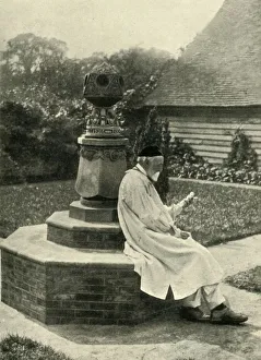 Watts Prints: Sundial in the Garden at Limnerslease, and... G. F. Watts, Esq. R.A. c1890s, (1902)