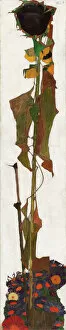 Expressionism Collection: Sunflower, 1909-1910. Creator: Schiele, Egon (1890-1918)