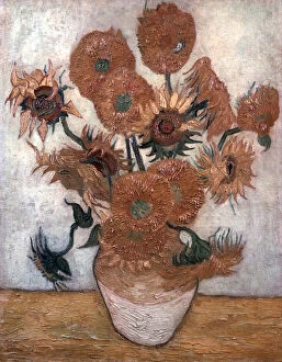 Images Dated 19th September 2005: Sunflowers, 1889. Artist: Vincent van Gogh
