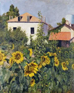 Sunflowers, Garden at Petit Gennevilliers, ca 1885