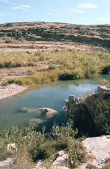 Sunken Assyrian sculpture, Bavian, Iraq, 1977