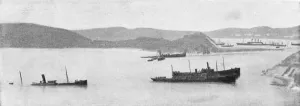 Sunk Prints: Sunken Japanese ships, Russo-Japanese War, 1904-5