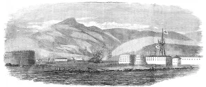 Forts Prints: The Sunken Ships at the Mouth of the Harbour of Sebastopol