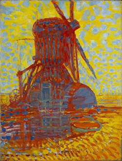 De Stijl Prints: Mill in Sunlight, 1908