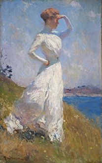 Benson Prints: Sunlight, 1909. Creator: Frank Weston Benson