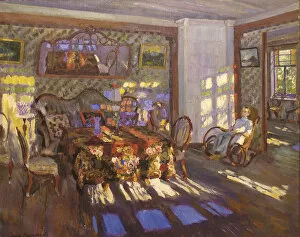 Sunlight through coloured Glass Windows, 1916. Artist: Vinogradov, Sergei Arsenyevich (1869-1938)