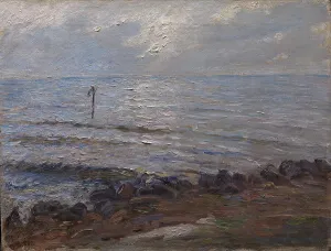 Sparkling Prints: Sunlight over the Sea, 1882. Creator: Oscar Bjorck