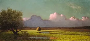 Martin Johnson Heade Prints: Sunlight and Shadow: The Newbury Marshes, c. 1871 / 1875. Creator: Martin Johnson Heade