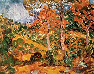 Autumnal Prints: Sunlight under the Trees, 1908-1909. Artist: Louis Valtat