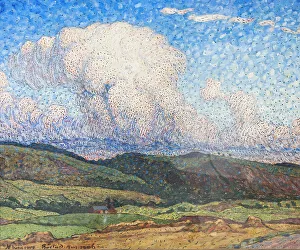 Plein Air Prints: Sunlit Clouds, 1906. Creator: Nils Kreuger