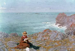 Sitting On Ground Prints: A Sunny Day in Winter, c1878. Creator: Allan James Hook