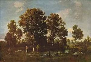 Narcisse Virgile Diaz De La Collection: Sunny Days in the Forest, c1850, (c1915). Artist: Narcisse Virgile Diaz de la Pena