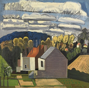 Sunny Prints: Sunny Landscape, 1933. Creator: Jean Brusselmans