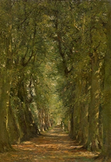 Vanishing Point Prints: Sunny Lane, 1894. Creator: Franz Courtens