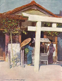 A Record In Colour Prints: A Sunny Temple, c1887, (1901). Artist: Mortimer L Menpes