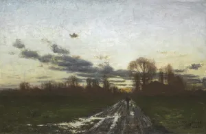 Changing Prints: Sunrise, 1886. Creator: Theodore Clement Steele