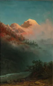 Rocky Landscape Prints: Sunrise. Artist: Kuindzhi, Arkhip Ivanovich (1842-1910)