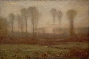 Atmosphere Prints: Before Sunrise, June, 1905. Creator: Dwight William Tryon