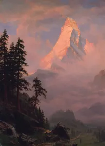 Albert Prints: Sunrise on the Matterhorn, after 1875. Creator: Albert Bierstadt