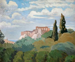 Acropolis Gallery: Sunrise On The Parthenon, Athens, 1933. Creator: Prince Nicholas of Greece and Denmark
