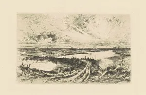 Moran Thomas Prints: Sunrise?The Pond, Easthampton, Long Island, 1881. Creator: Thomas Moran