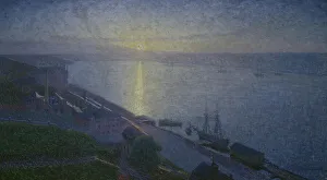 Jansson Eugene Prints: Sunset, 1895. Creator: Eugène Jansson
