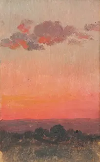 Sunset, between 1904-1908. Creator: Jan Stanislawski