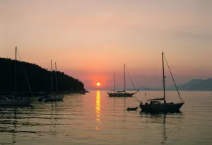 Dubrovacko Neretvanska Prints: Sunset, Cavtat, Croatia