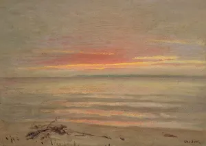 Indiana Prints: The Sunset Glow, about 1921. Creator: Otto Stark