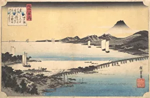 Sunset Glow at Seta (Seta sekisho), from the series Eight Views of Omi Province (Omi ha Sunset Glow at Seta (Seta sekisho), from the series Eight Views of Omi Province (Omi ha