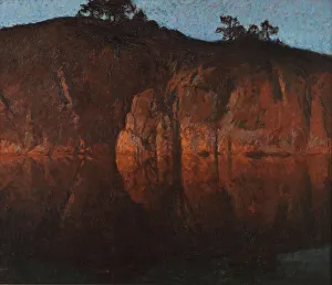 Archipelago Prints: After Sunset. Motif from the Archipelago, 1907. Creator: Gottfrid Kallstenius