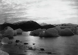 Sunset of Muir Inlet, Glacier Bay, Alaska, c1899. Creator: Edward Sheriff Curtis