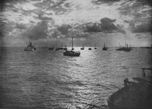 Alfred William Amandus Prints: Sunset on the Pearling Banks, Marrichikaddi