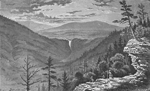 Catskills Collection: Sunset Rock, Catskill Mountains, 1883. Artist: Charles E.H Bonwill